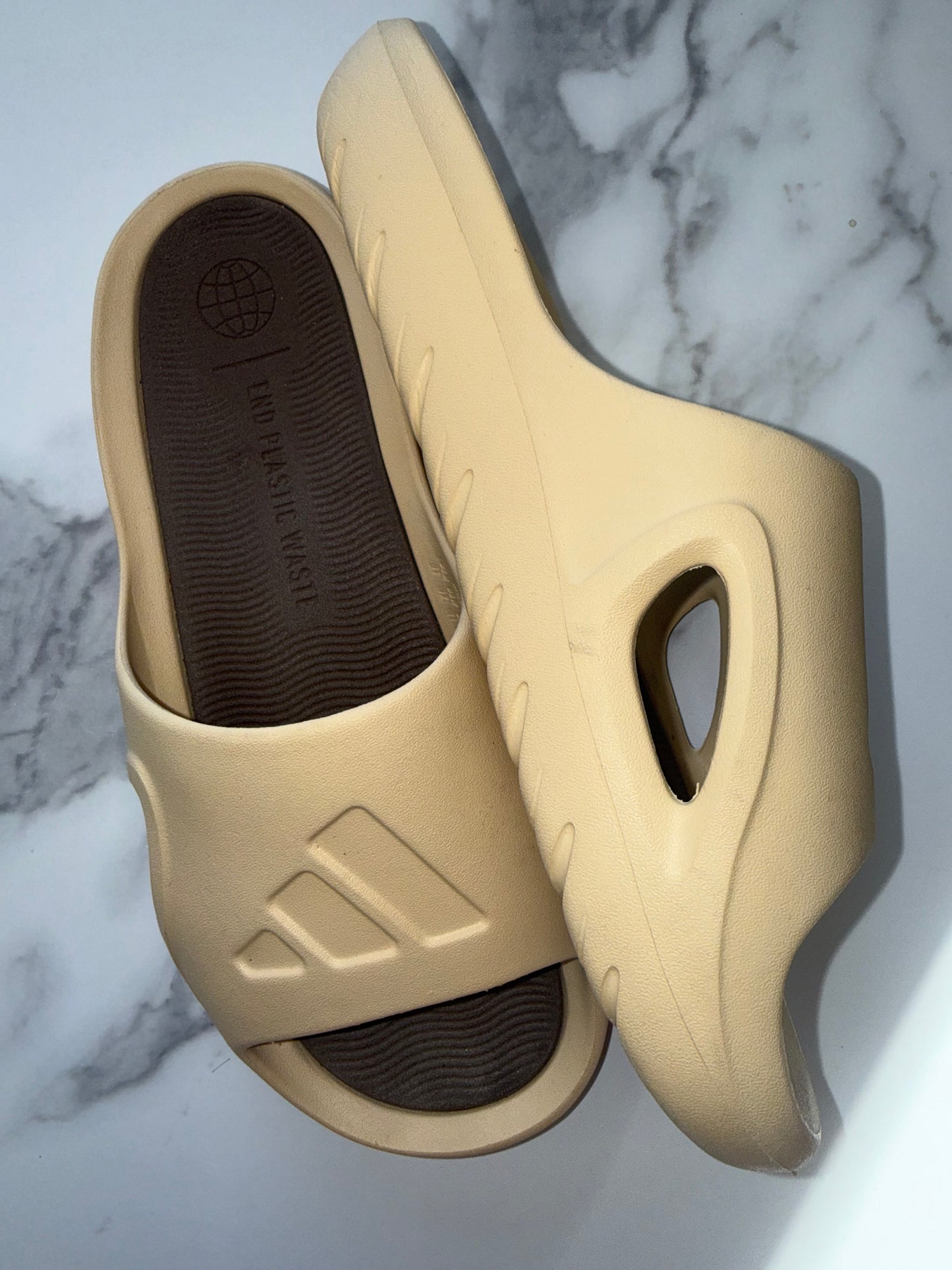 adidas (11) Tan Adicane Slides