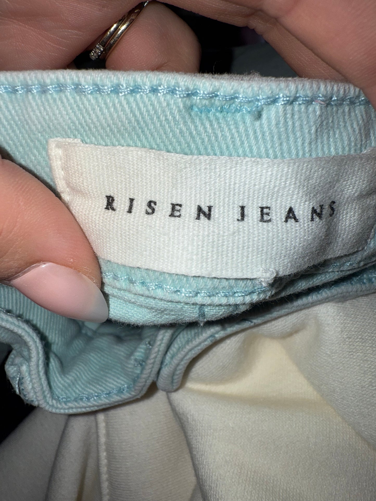 Risen Jeans Blue Distressed//Frayed Jeans