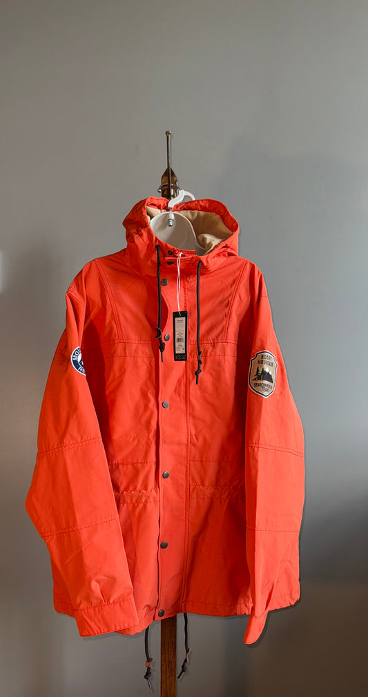 NWT Alpine Design (S/L/XL) Brand New Orange Rocky Mountain Rescue Patch Coat