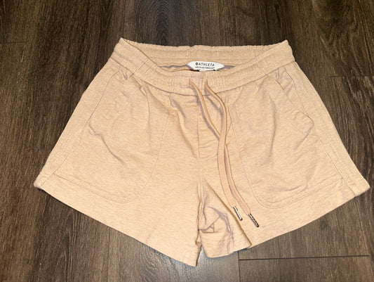 Athleta (2) Light Pink Farallon Heathered Sweat Shorts