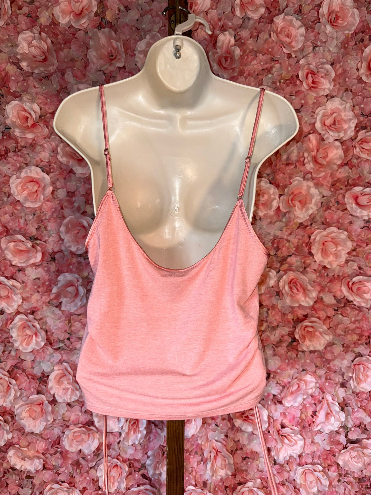 Victoria's Secret (XL) Coral Sleepwear Cropped Tank Top