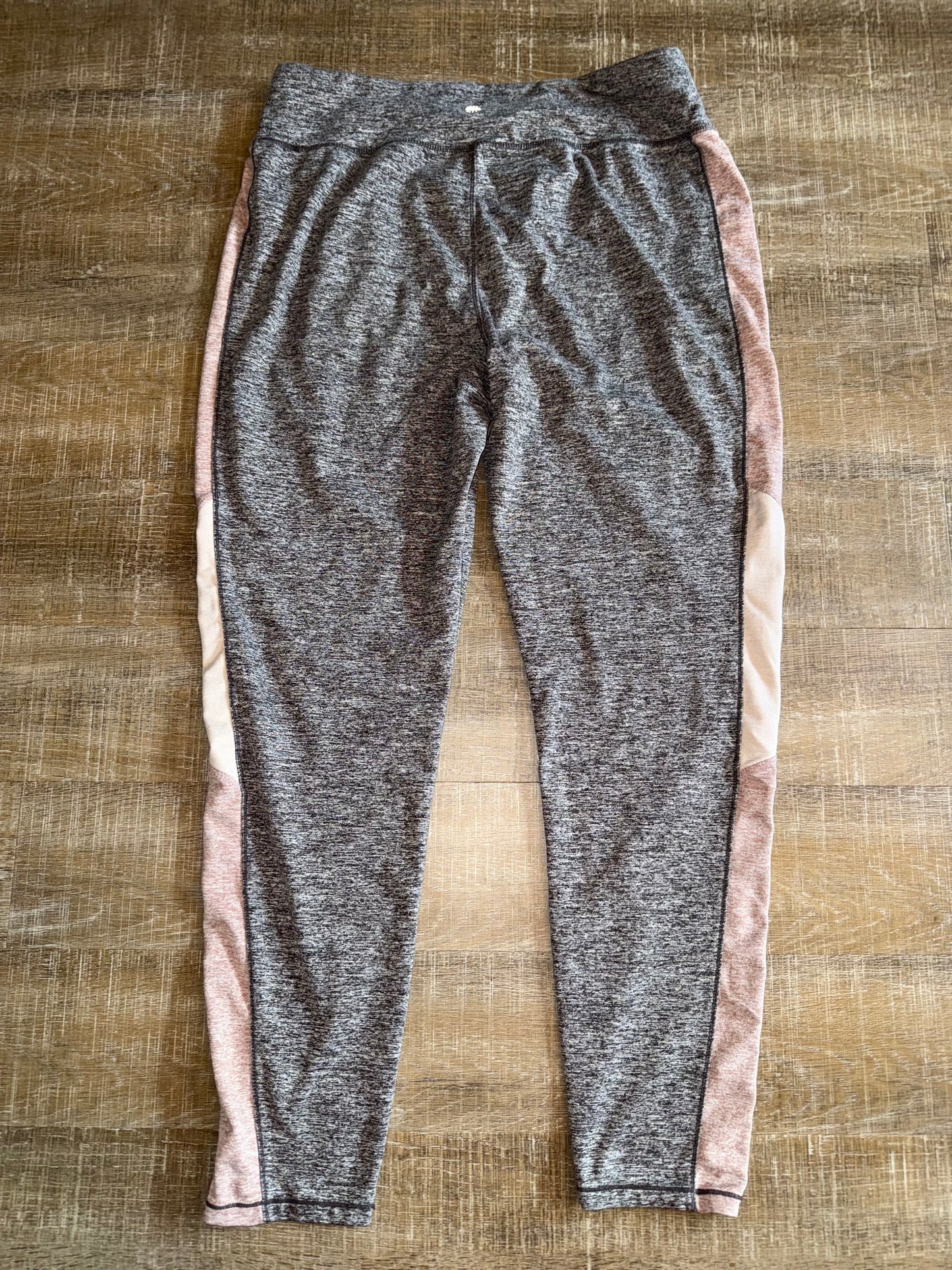 Tangerine (XL) Pink & Grey Leggings