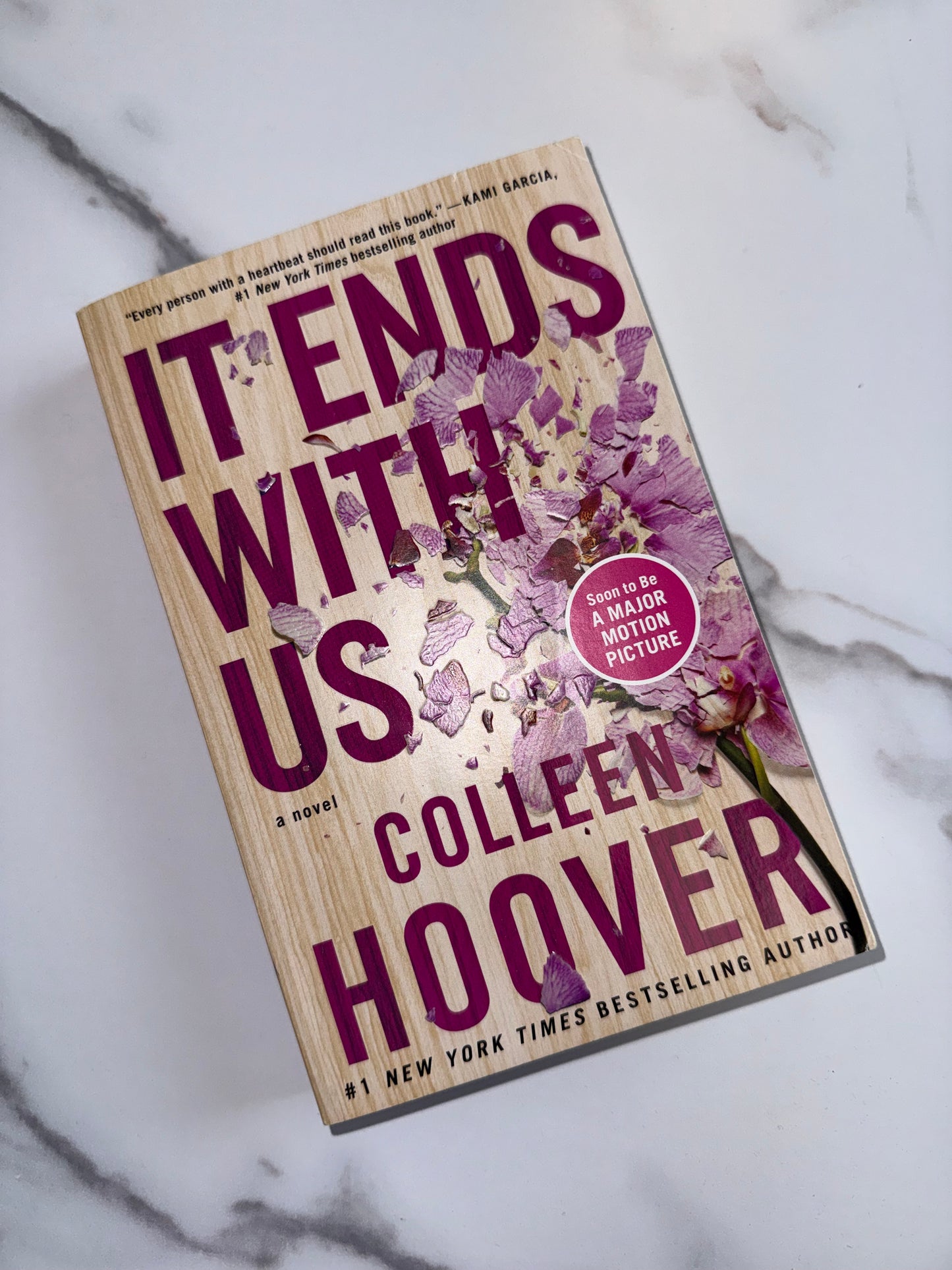 'It Ends With Us' By Colleen Hoover Paperback Book