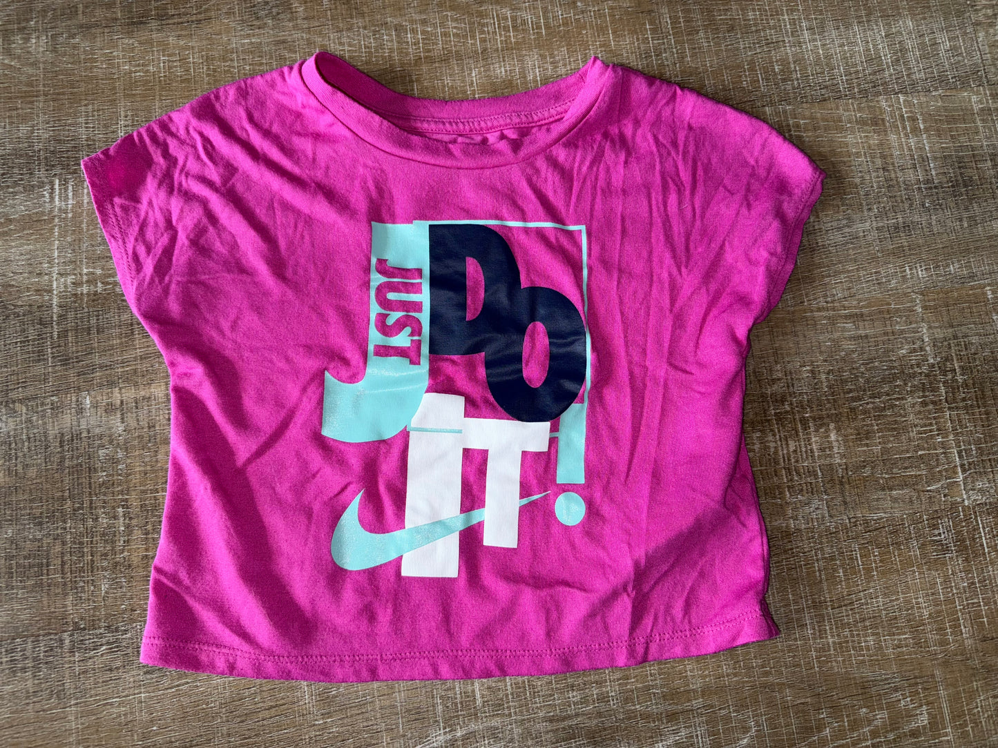 The Nike Tee (XS) Hot Pink 'Just Do It' T-Shirt
