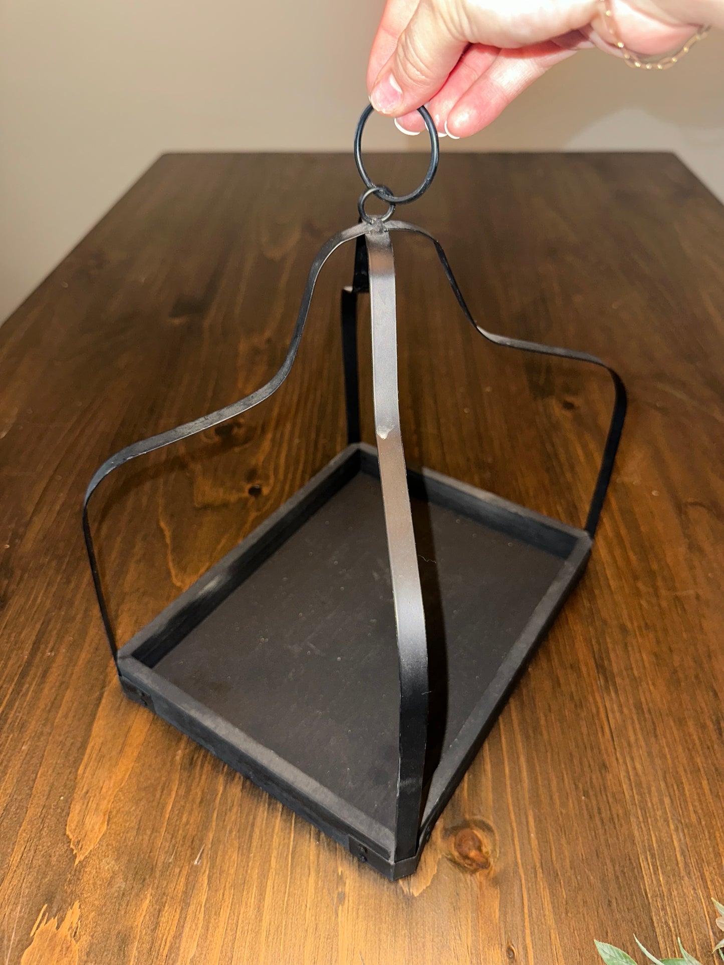 Wooden//Metal Candle Holder