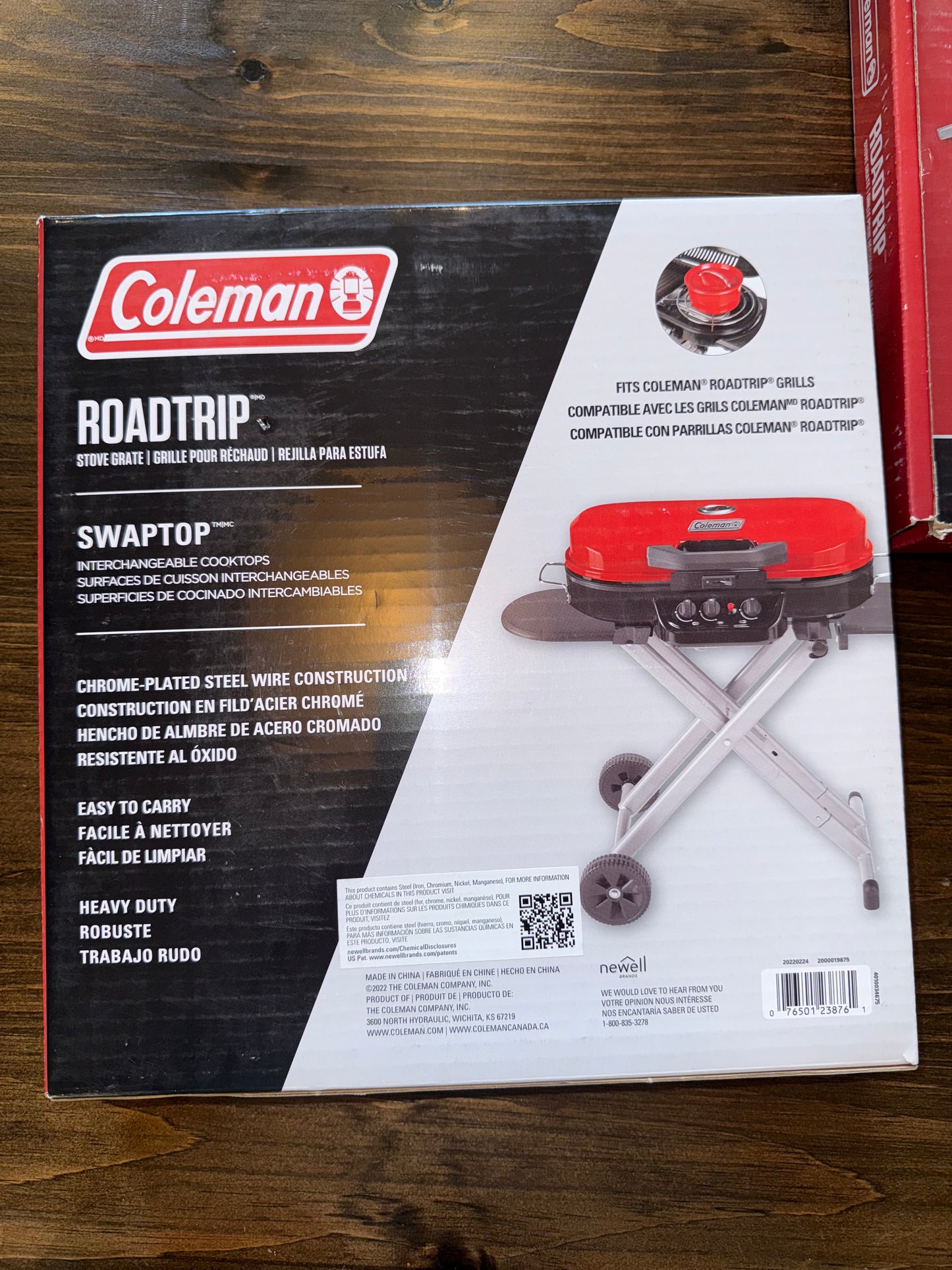 Brand New Coleman Roadtrip Stove Grate