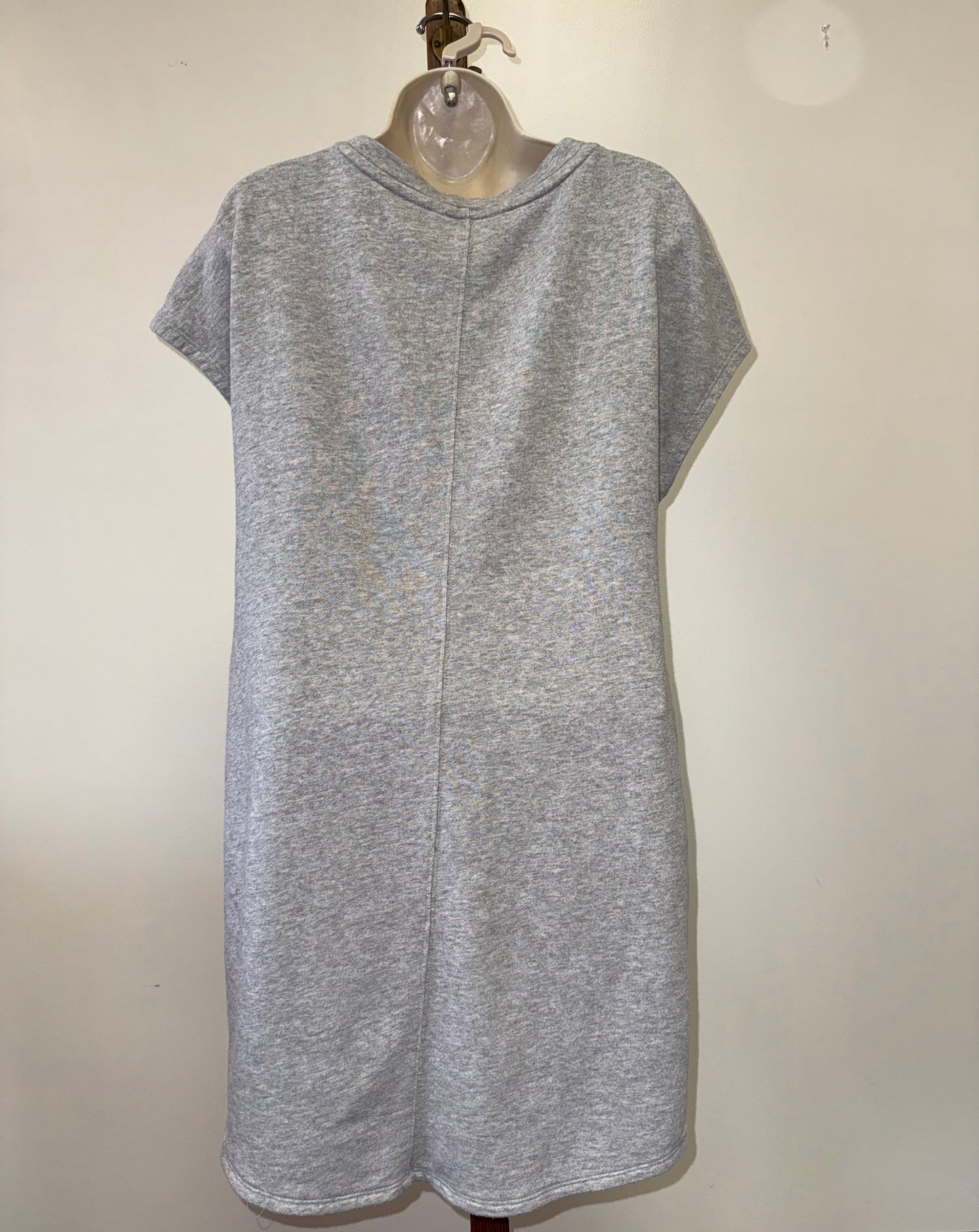 Athleta (Medium) Grey Sweatshirt Tied Dress