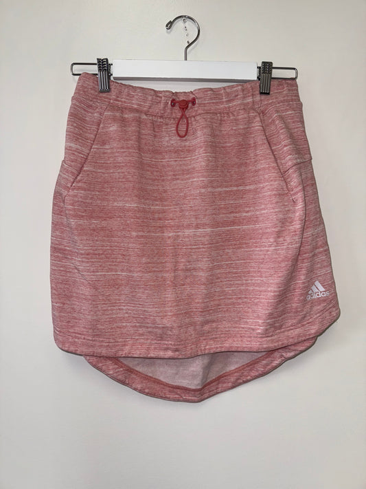 Adidas (Medium) Pink Drawstring Sweat Skirt