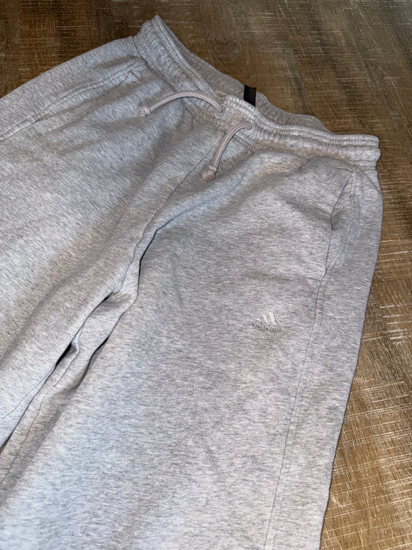 Adidas (Medium) Grey Bootcut Sweatpants