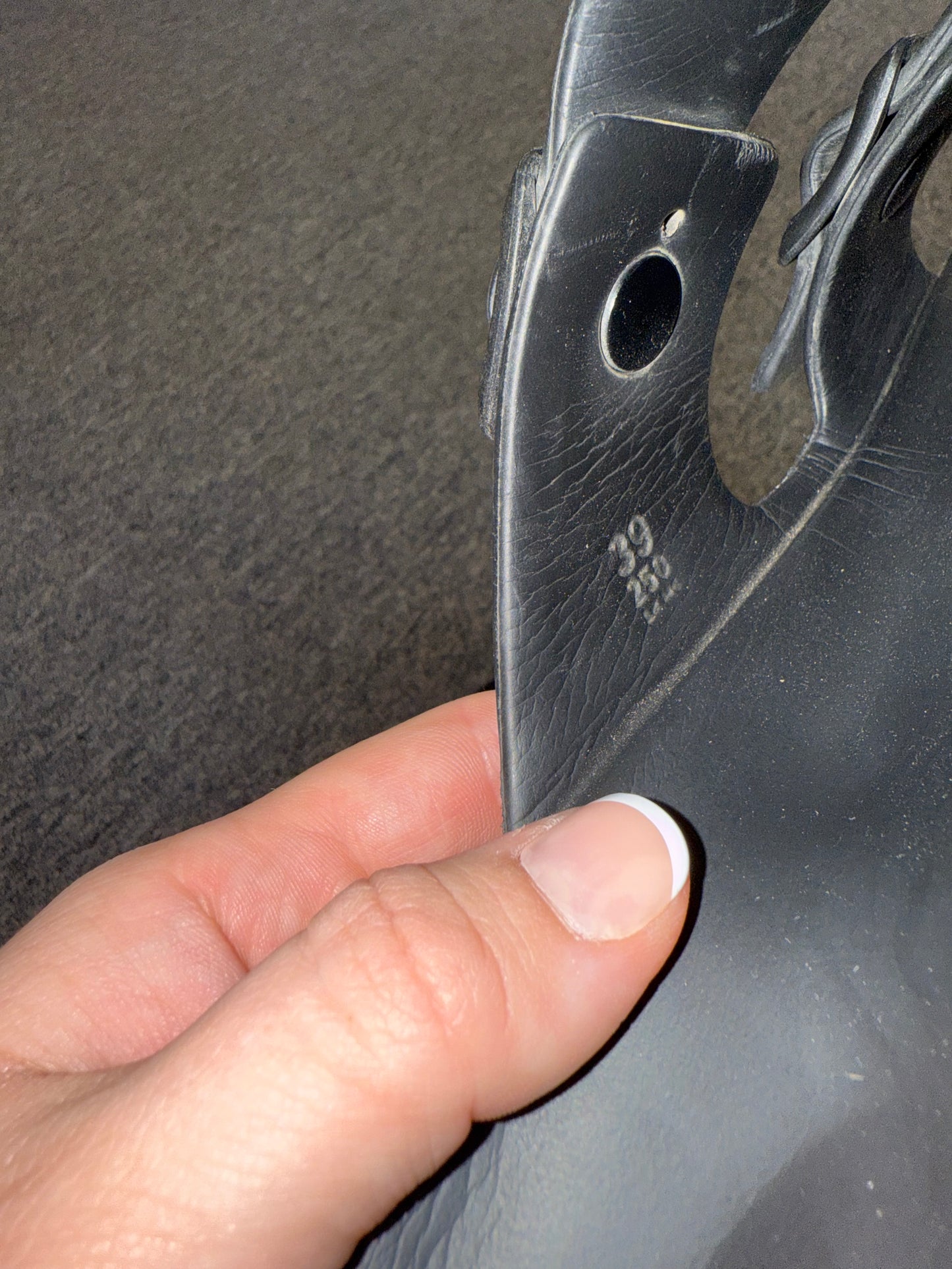 Birkenstock (39) Black Slip On Sandals