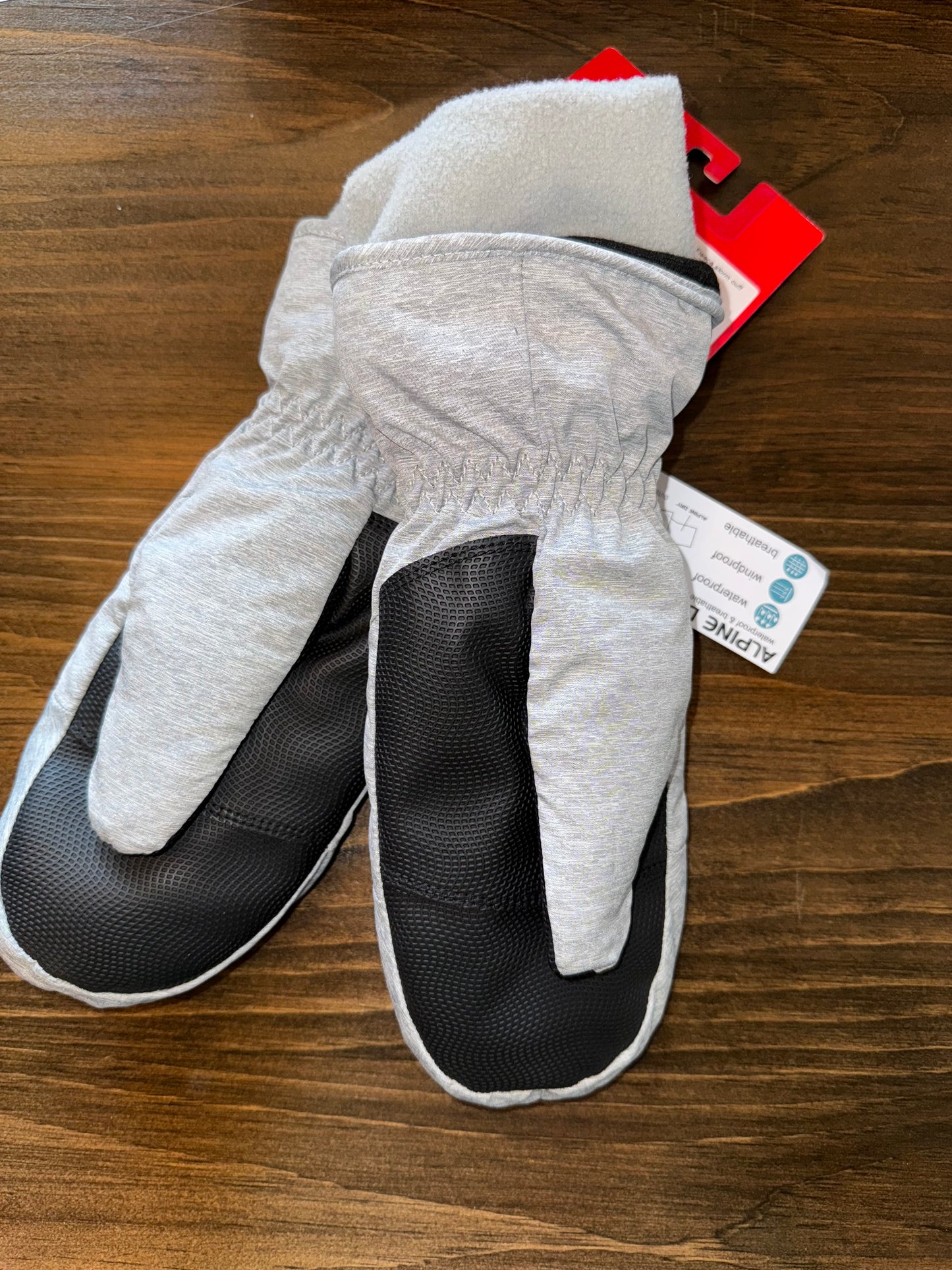 NWT Hotfingers (Ladies Small) Brand New Grey AP222 Flurry ll Mittens