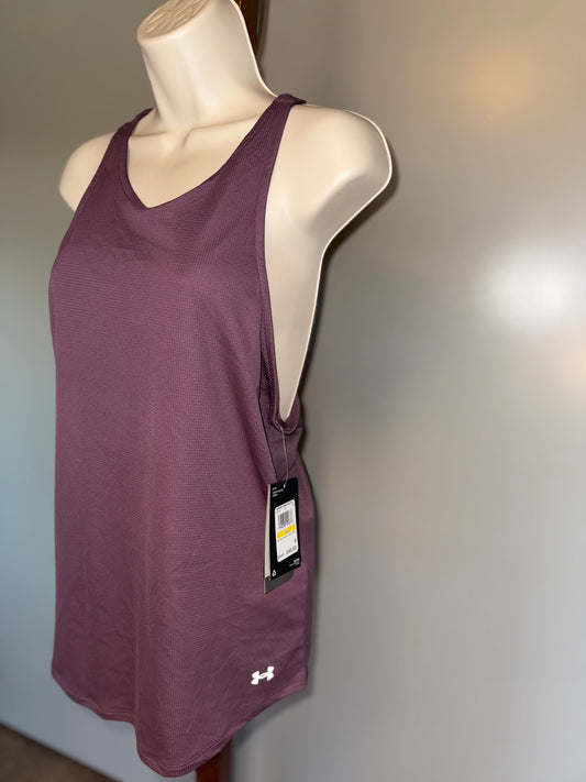 NWT Under Armour (Medium) Brand New Purple Fitted Tank Top