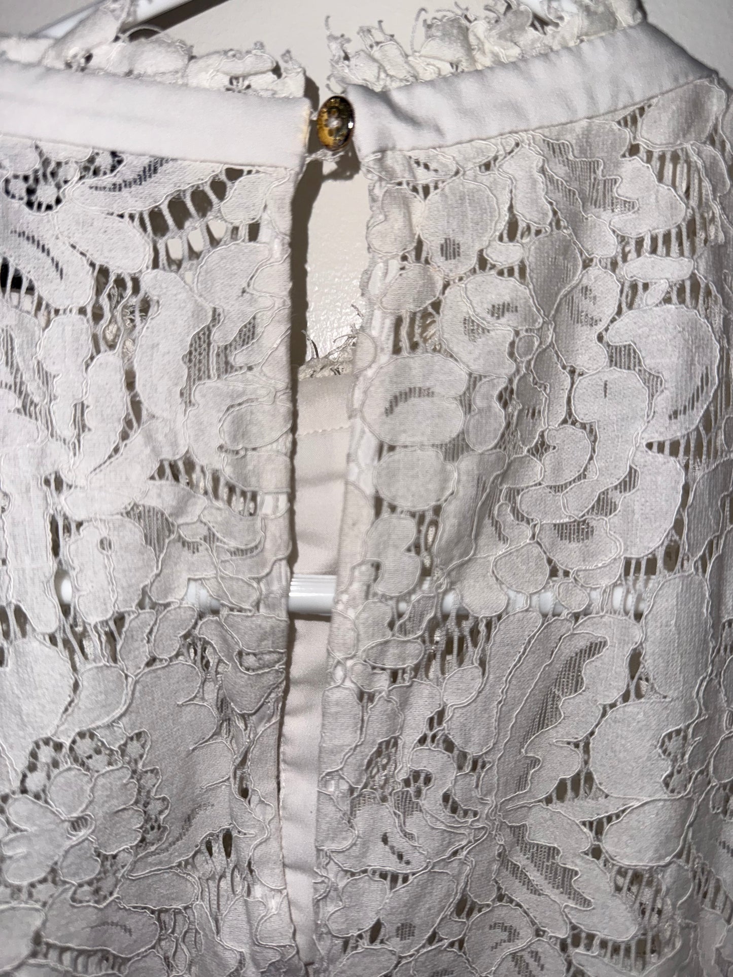 Rachel Zoe (4) White Lace Blouse