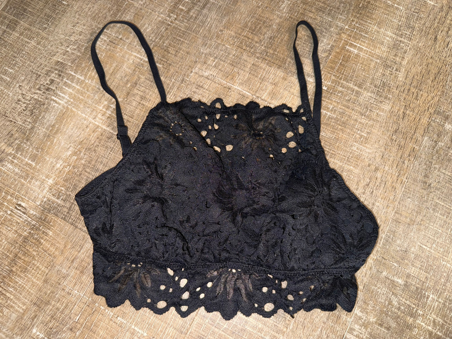 aerie (XS) Black Lace Bralette