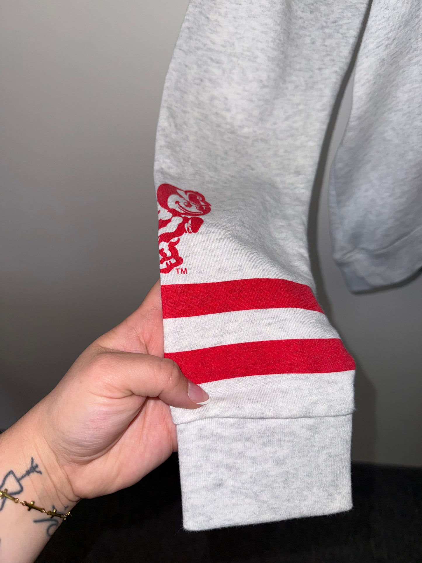PINK Victoria's Secret (Large) Ohio State Buckeyes Cowl Neck Sweatshirt
