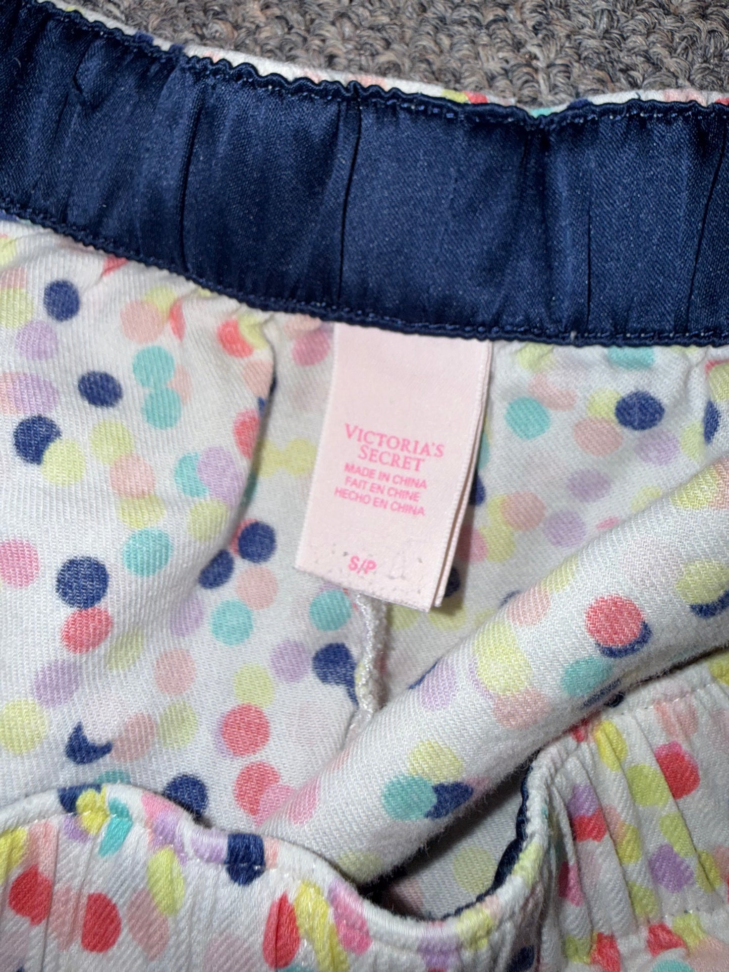 Victoria's Secret (Small) Colorful Polka Dotted Lounge Shorts