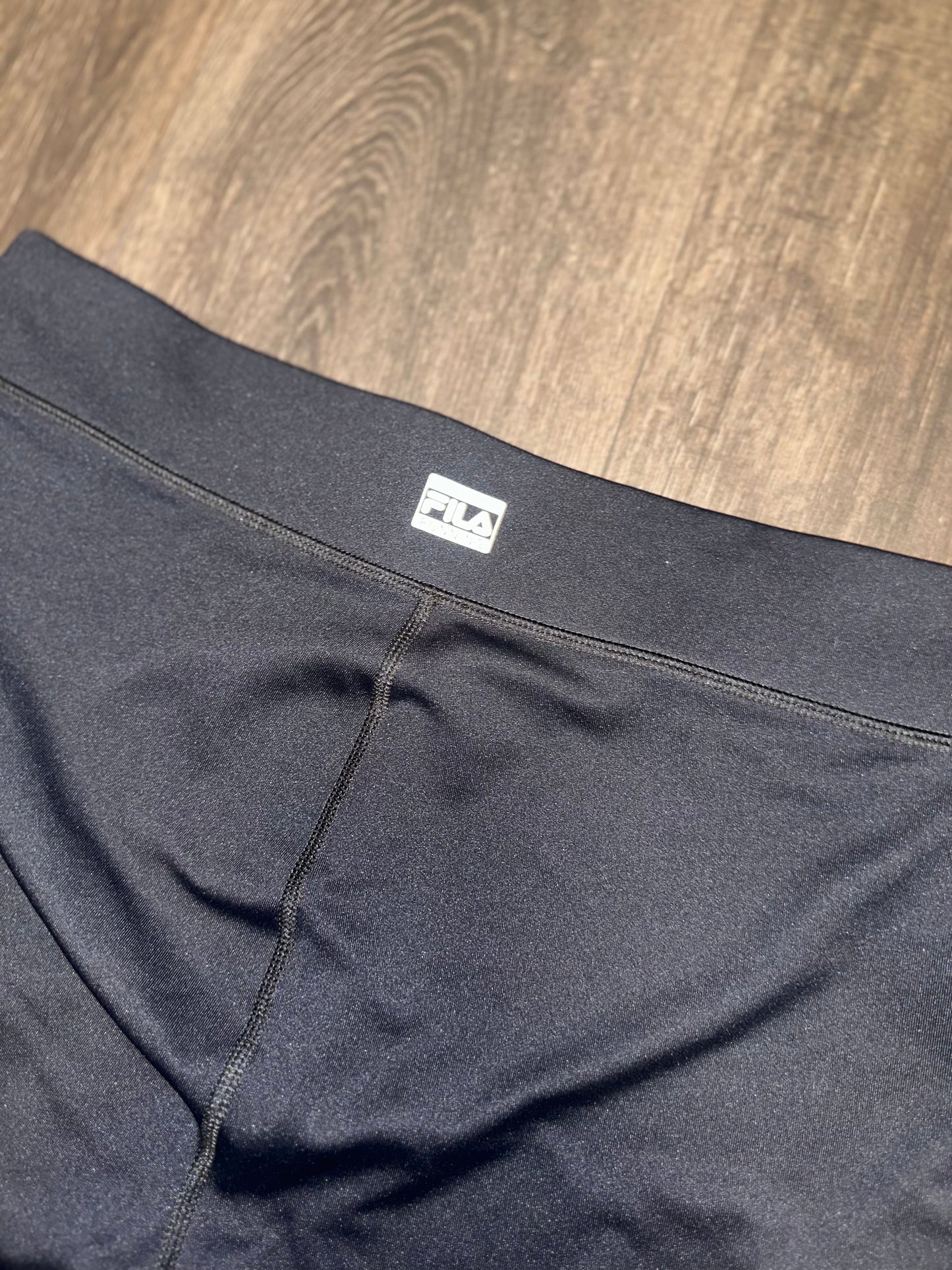 Fila (Medium) Running Black Biker Shorts