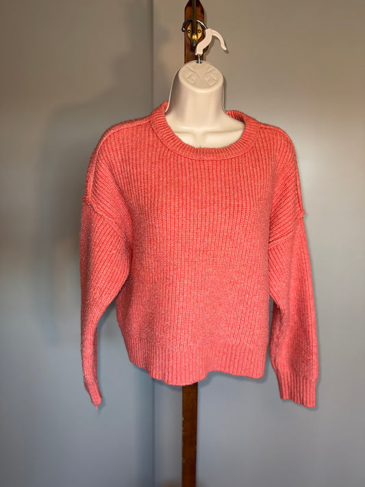 American Eagle (XL) Orange Knit Sweater