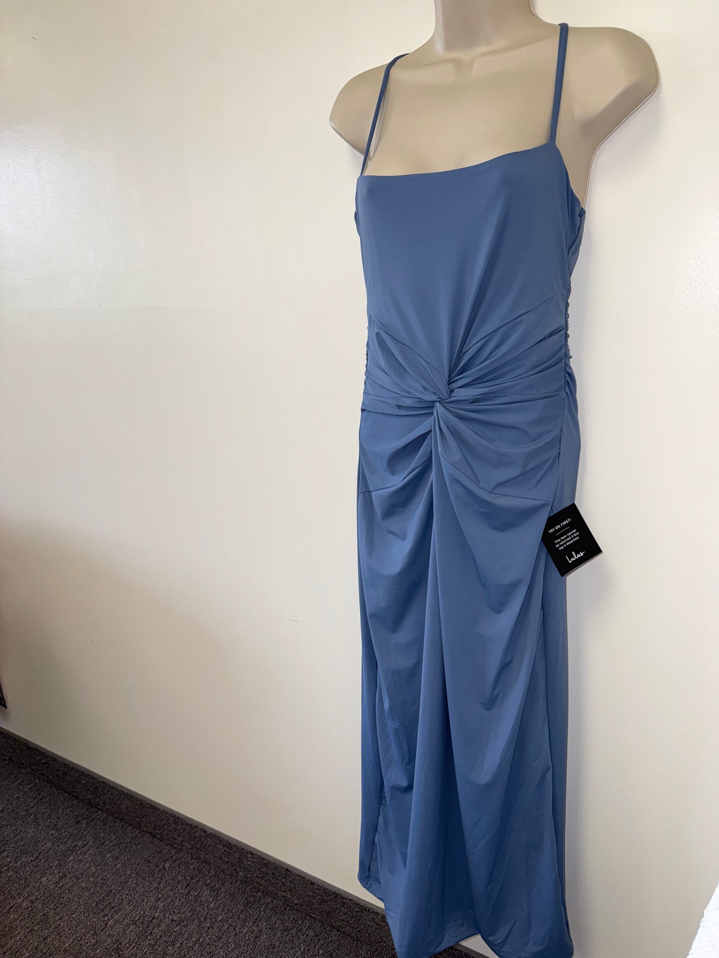 NWT Lulus (Large) Brand New Blue Maxi Formal Dress