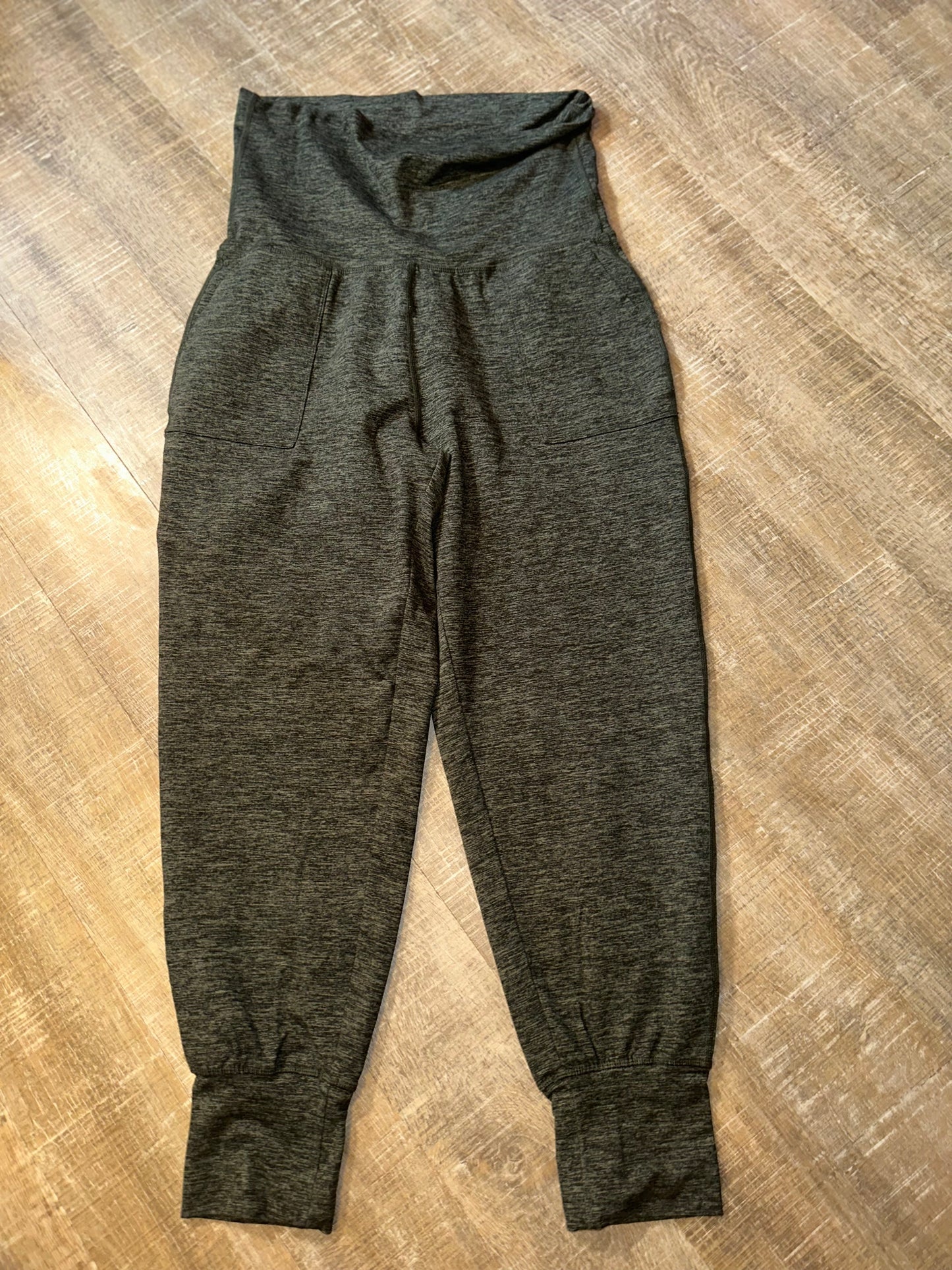 aerie (Medium) Green High Rise Jogger Leggings with Pockets
