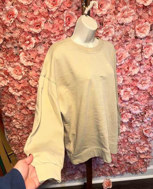 Lululemon (8) Tan Crewneck Sweatshirt