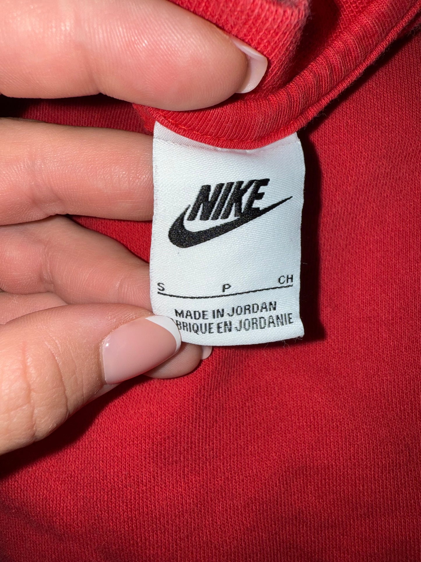 Nike (Small) Red Crewneck Sweatshirt