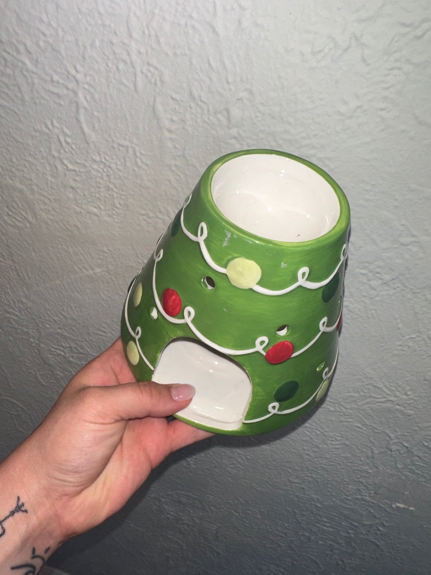 Yankee Candle Green Christmas Wax Warmer