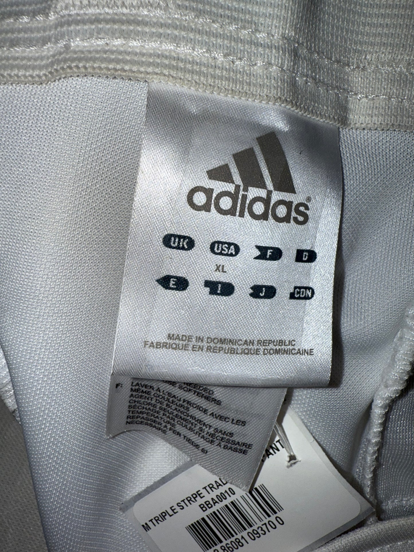 adidas (XL) White Traditional Baseball Pants