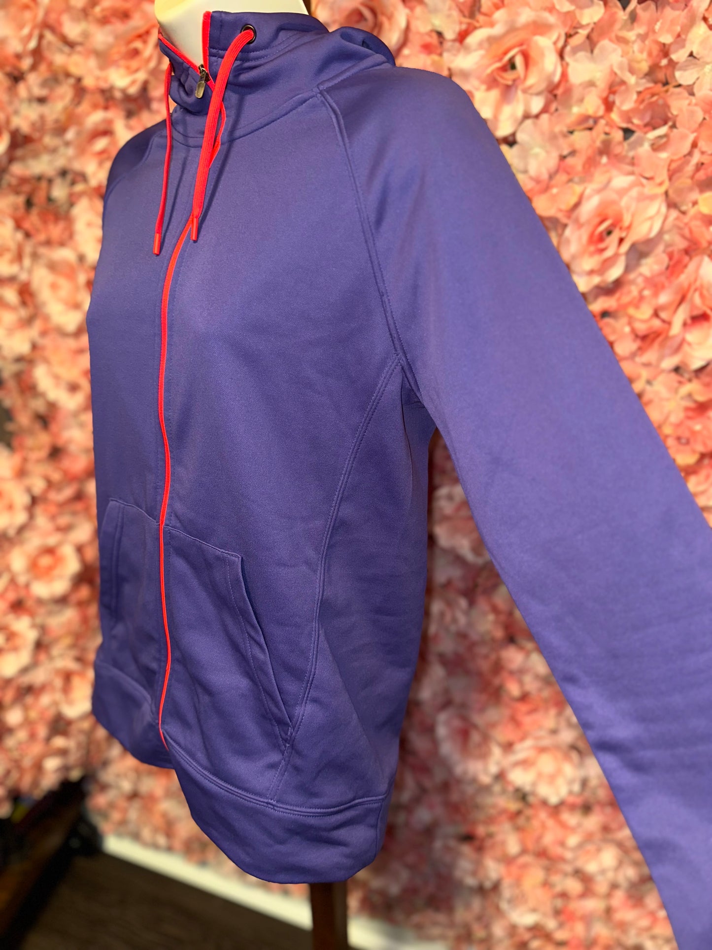 Champion (Small) Purple Performance Zip Up Sporty Jacket