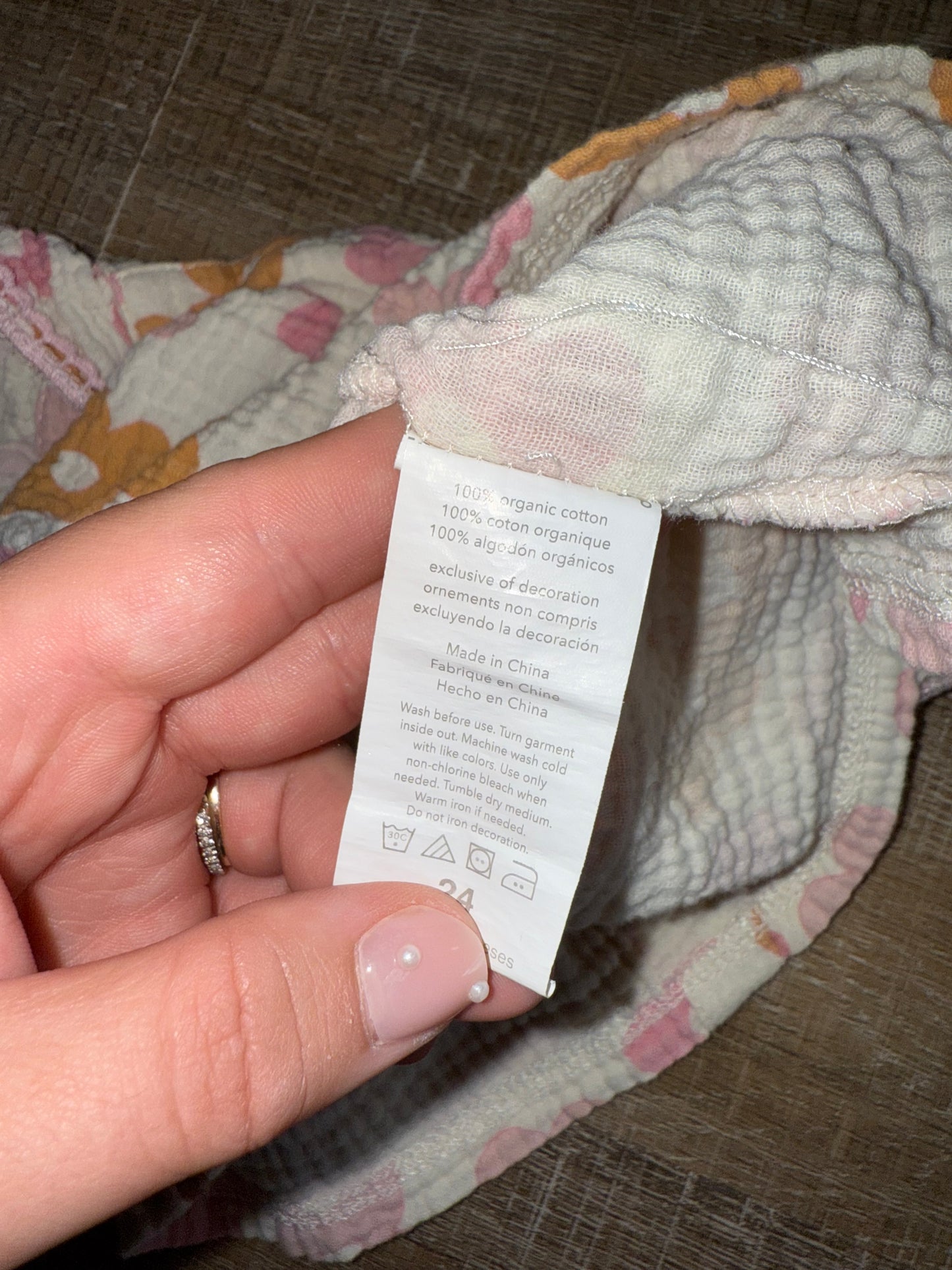 Rabbit + Bear (24 Months) Floral Tank