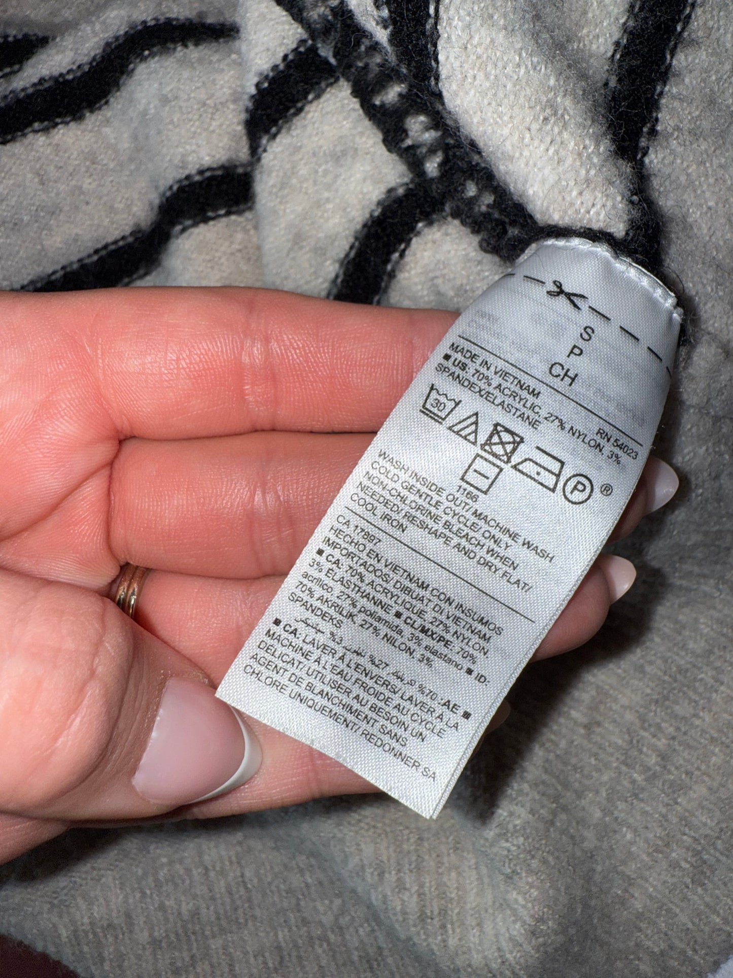 Old Navy (Small) Neutral Striped Soft Sweater Cardigan