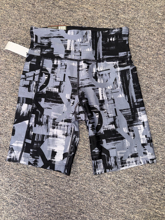 NWT Calvin Klein (XS) Brand New Neutral Logo Pattern Biker Shorts