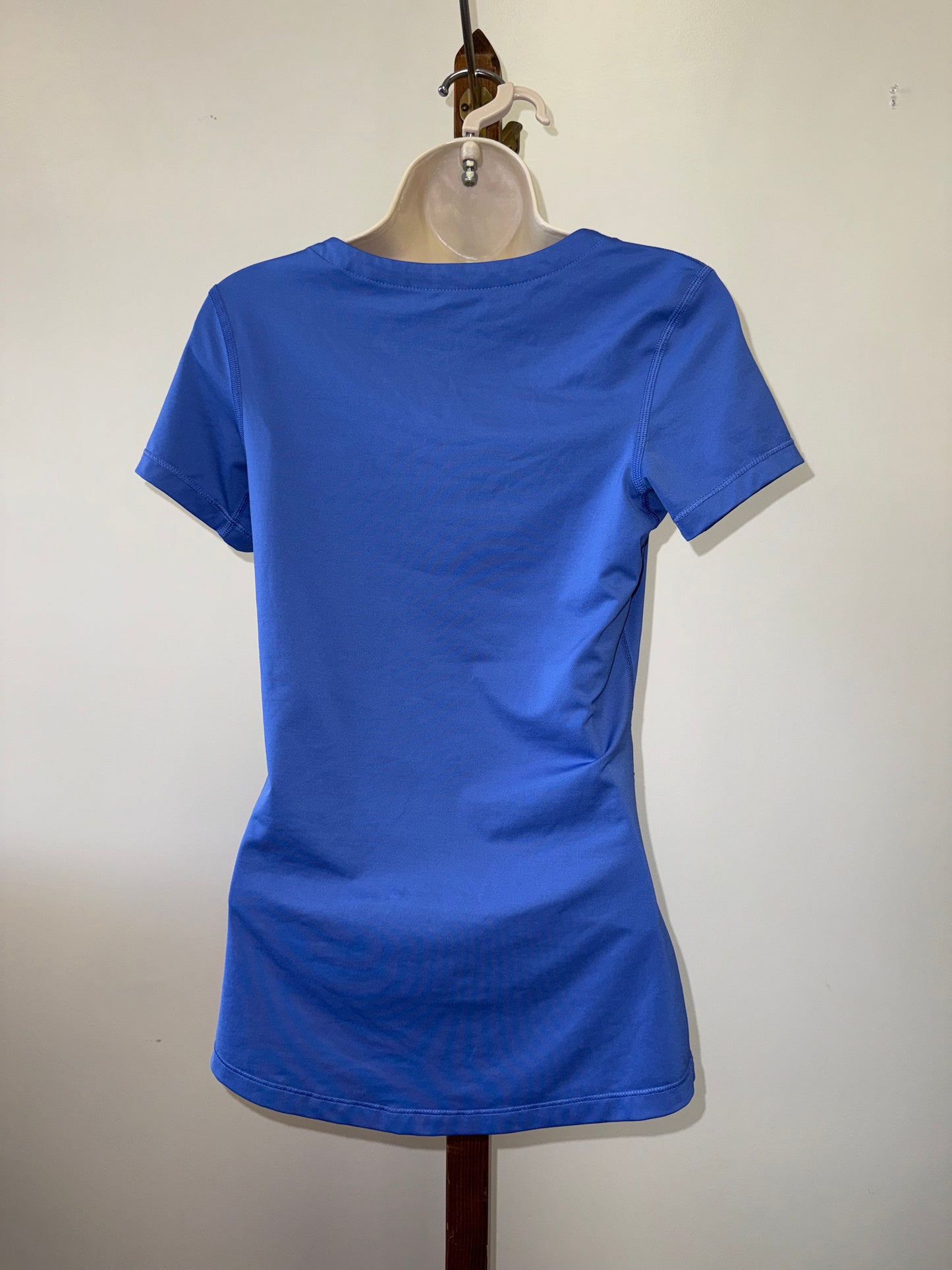 Nike (Medium) Blue V-Neck Dri-Fit Tee