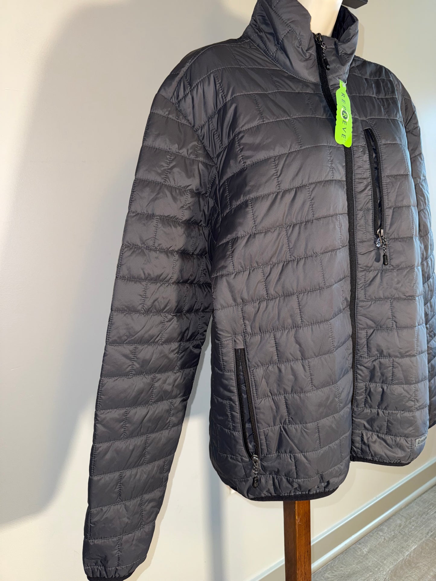 NWT Free Country (Small) Brand New Grey Lightweight Puffer Coat