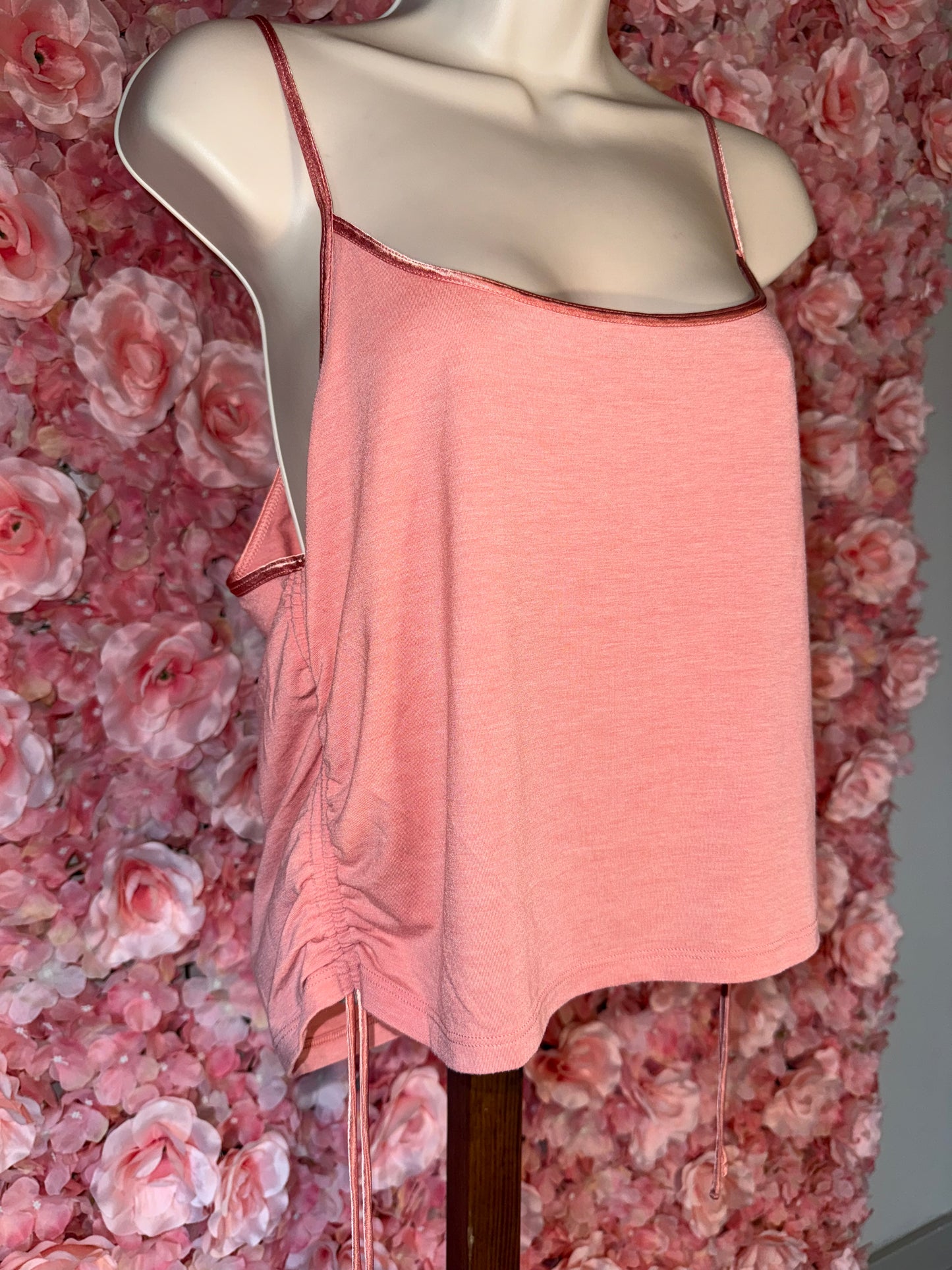 Victoria's Secret (XL) Coral Sleepwear Cropped Tank Top
