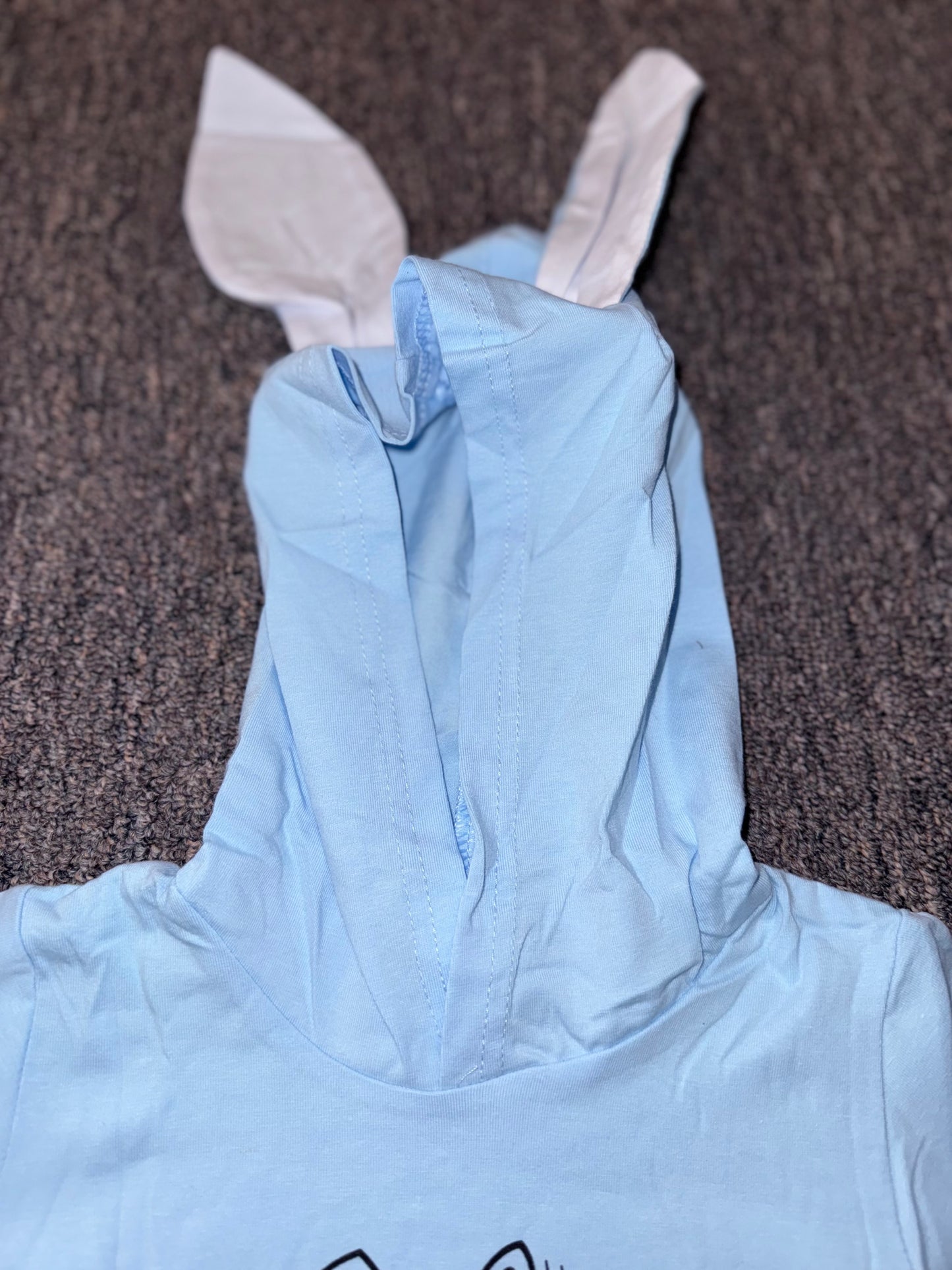 (3-6 OR 9-12 Months) Brand New 'My First Easter' Bunny Ear Onesie & Carrot Pants