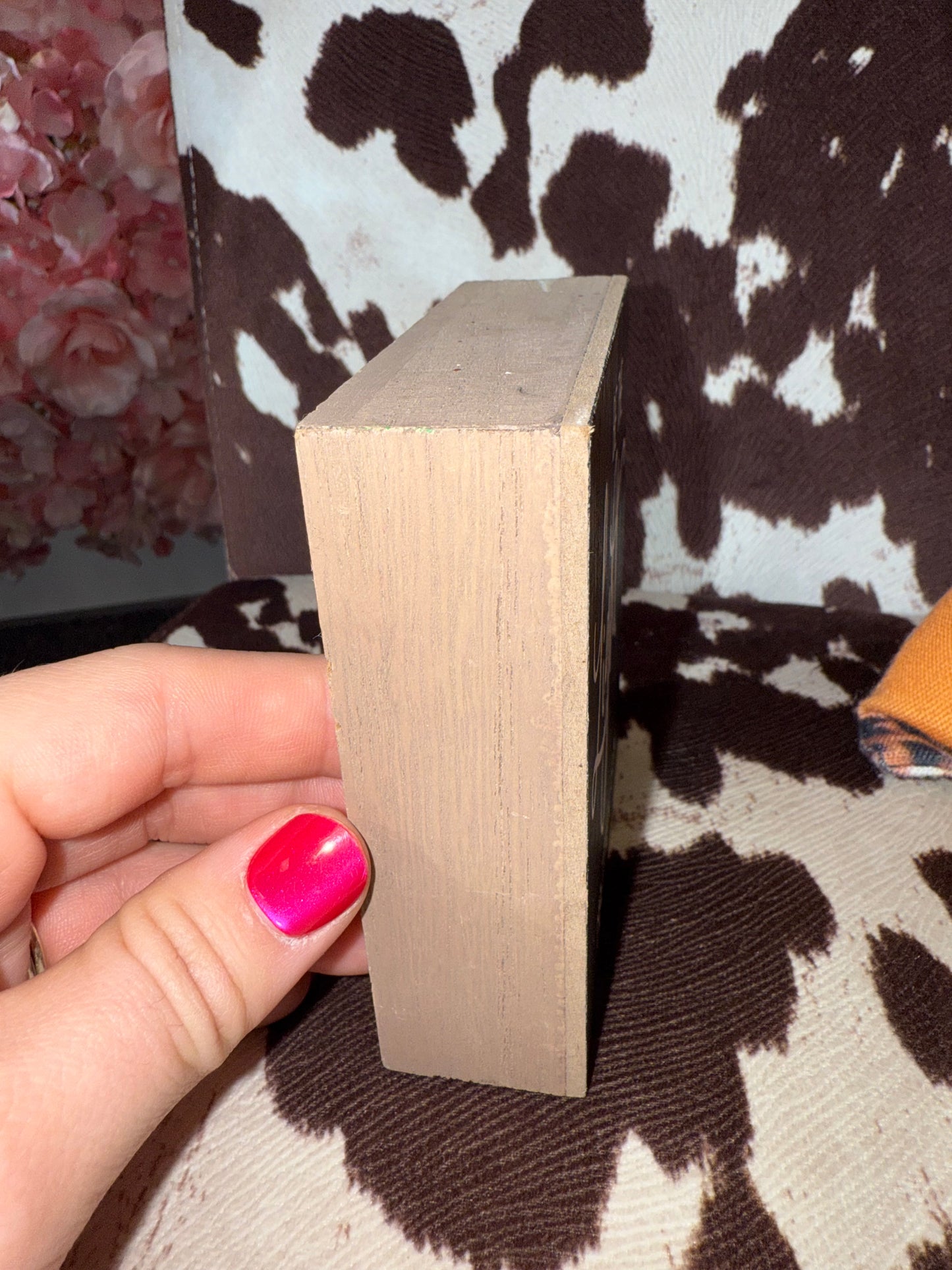 'Be The Light Matthew 5:14' Bible Verse Wooden Block Sign