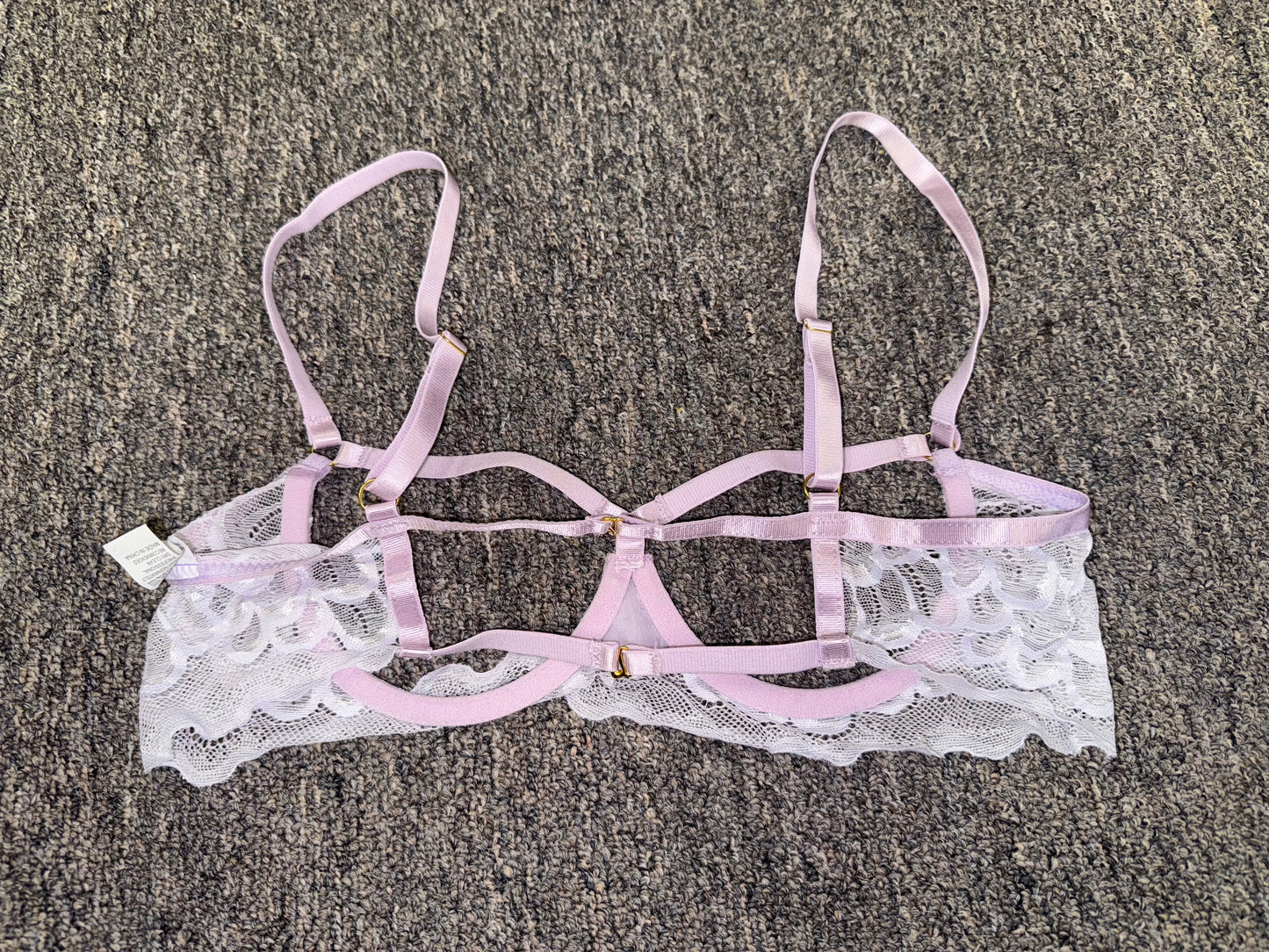 (XS) Purple Lace Bra