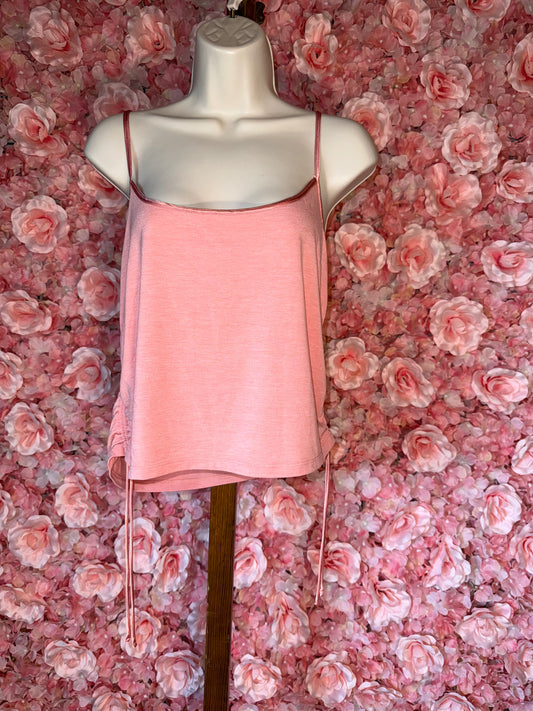 Victoria's Secret (XL) Coral Sleepwear Cropped Tank Top