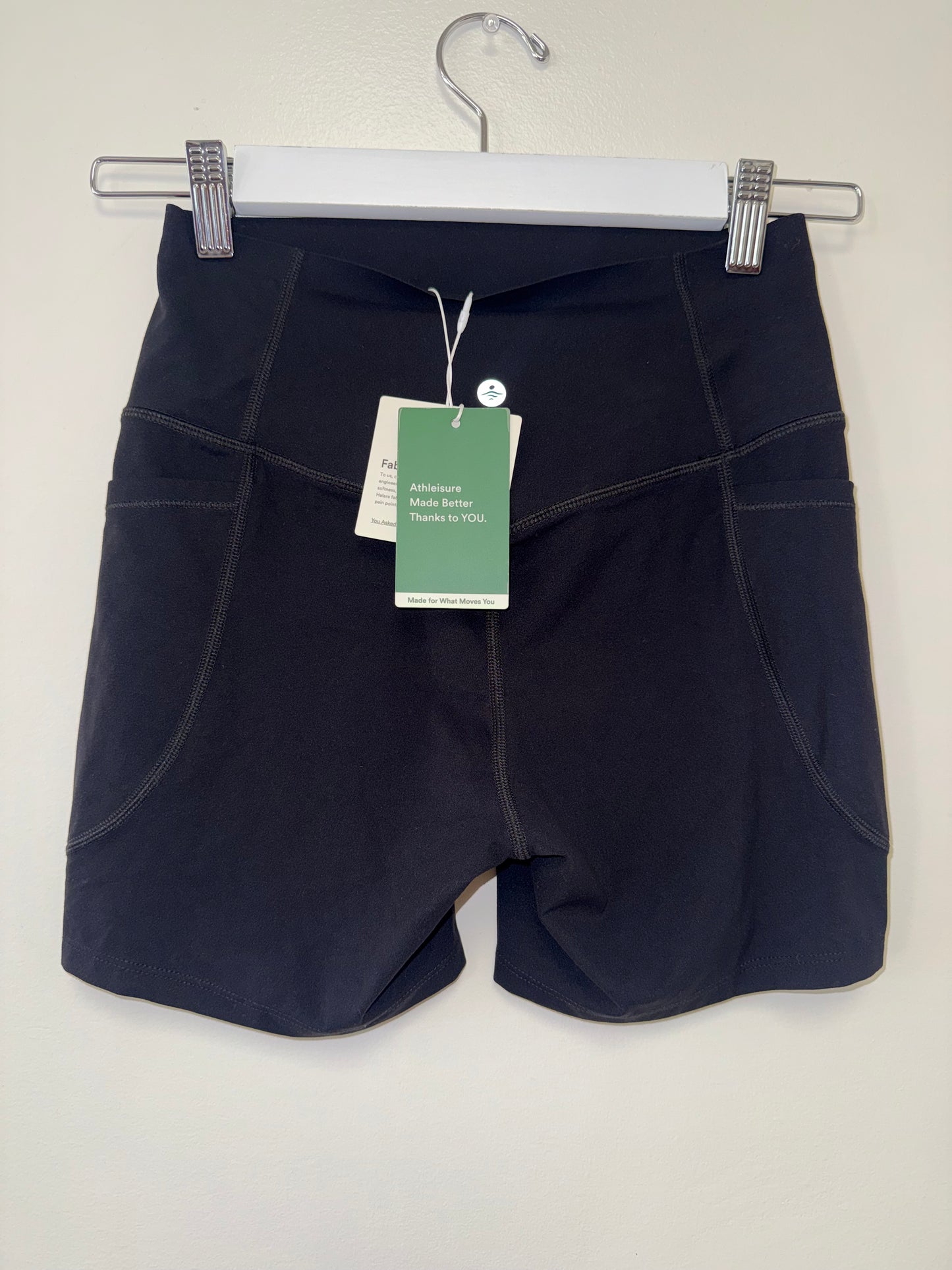 NWT Halara (Small) Brand New Black Ultra Sculpt Biker Shorts