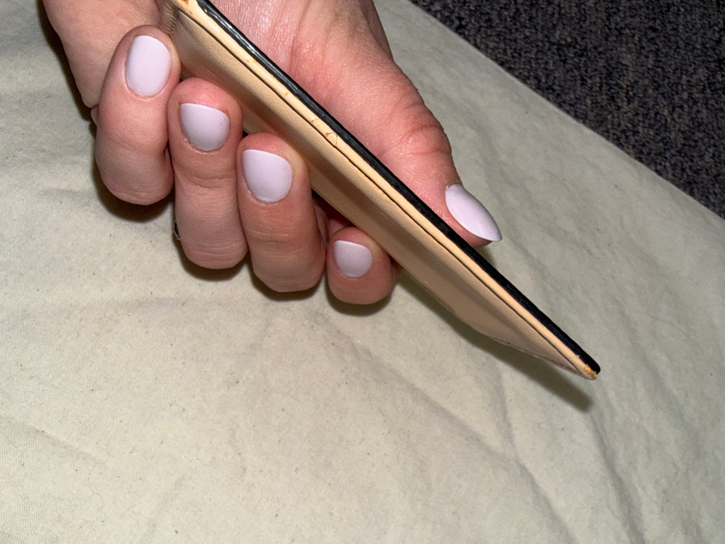 Kate Spade Blue and Tan Card Slot Holder