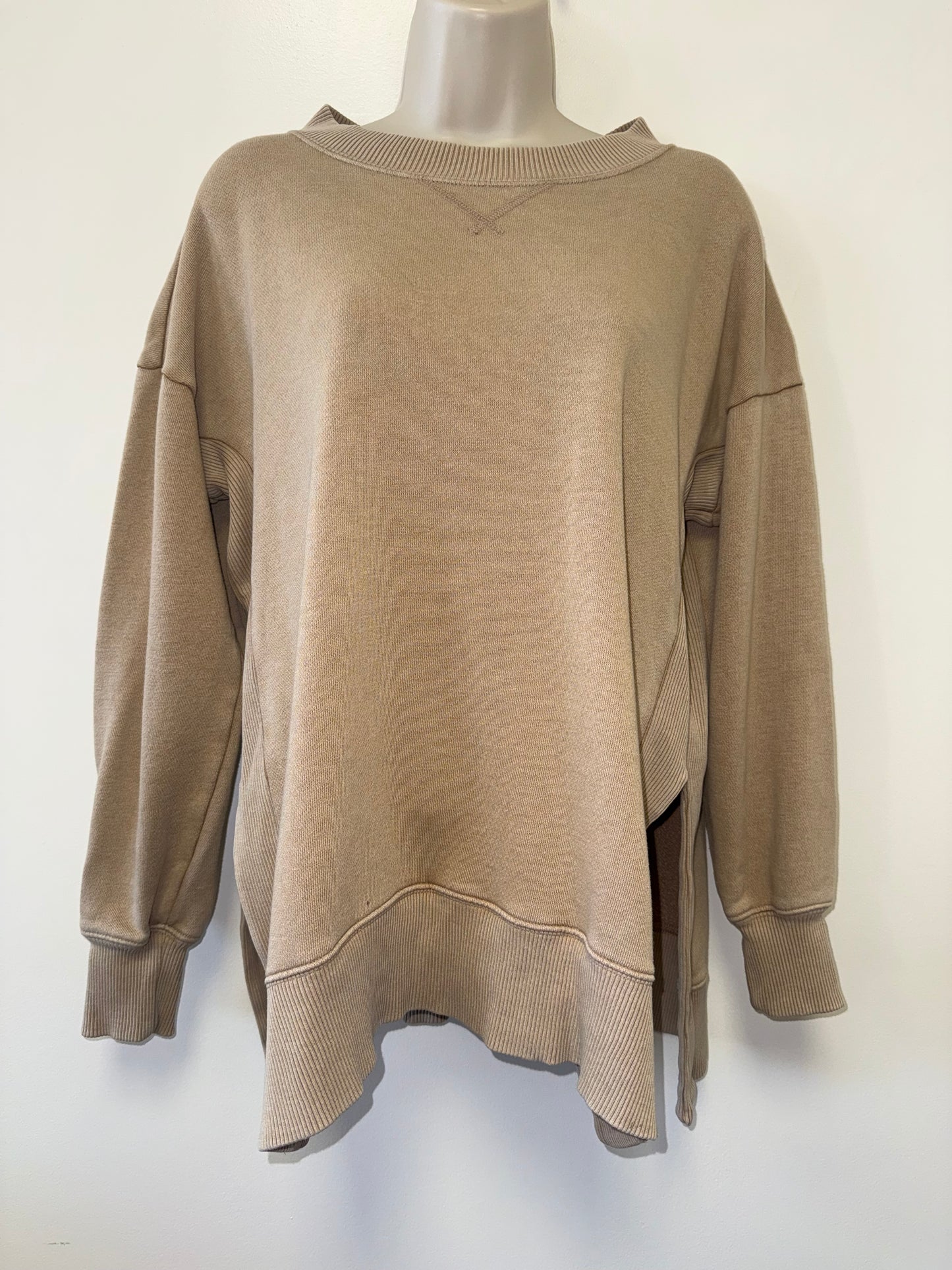 Aerie (Medium) Tan Crewneck