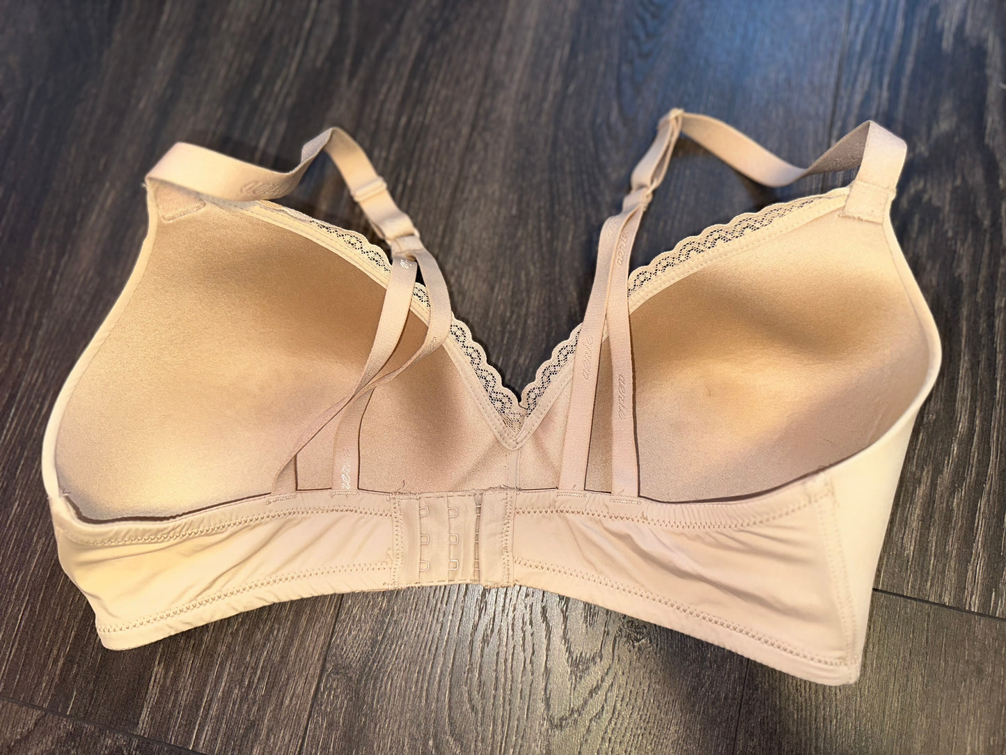 aerie (36DD) Nude Padded Wireless Bra