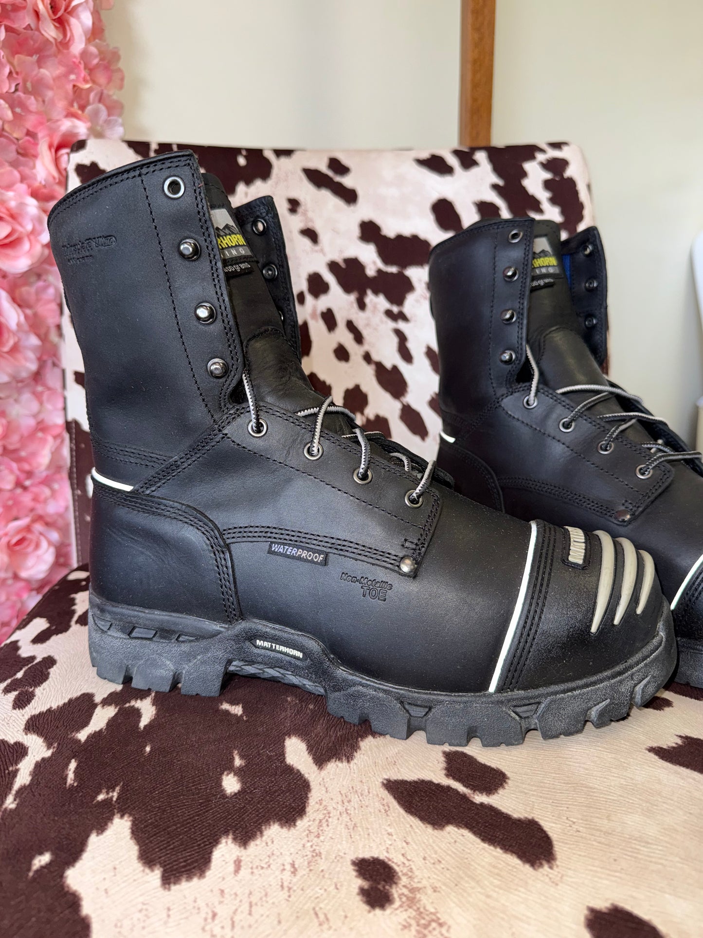 Matterhorn Men's 8" Waterproof Met-Guard Composite Toe Mining Boots