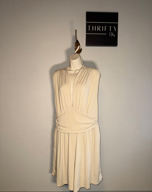 NWT Cider (2X) Brand New Cream Ribbed Romper with Pockets