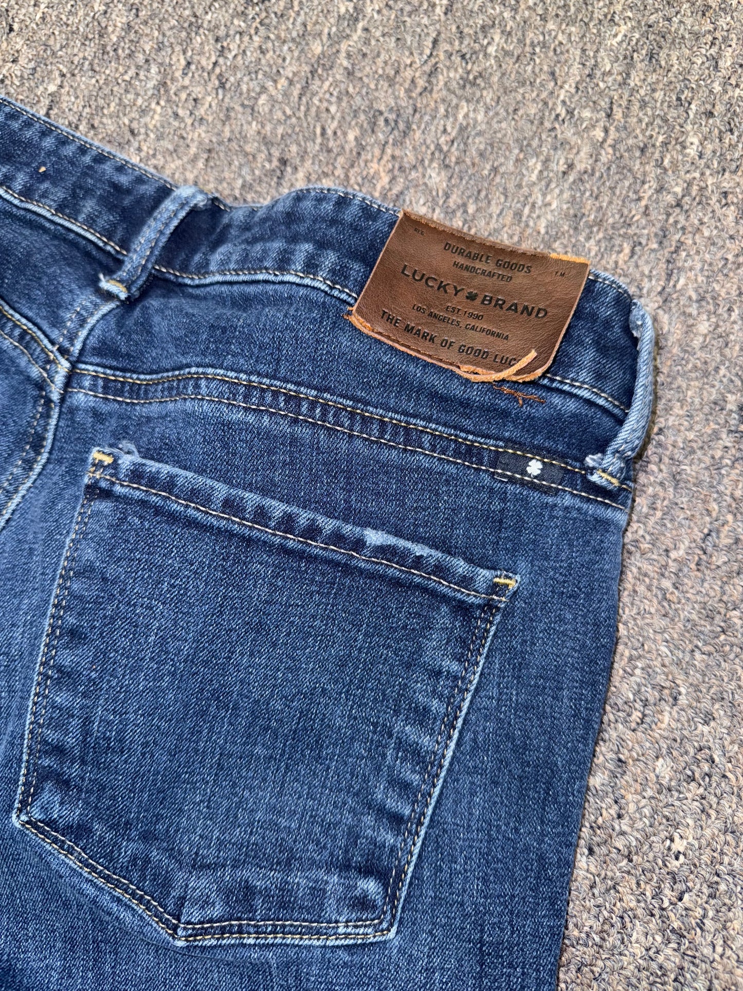 Lucky Brand (28) Dark Wash Hayden Crop Denim Jeans