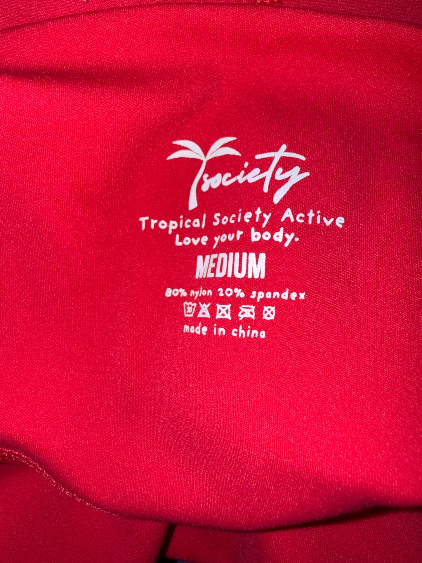 Tropical Society Active (Medium) Hot Pink High Rise Leggings