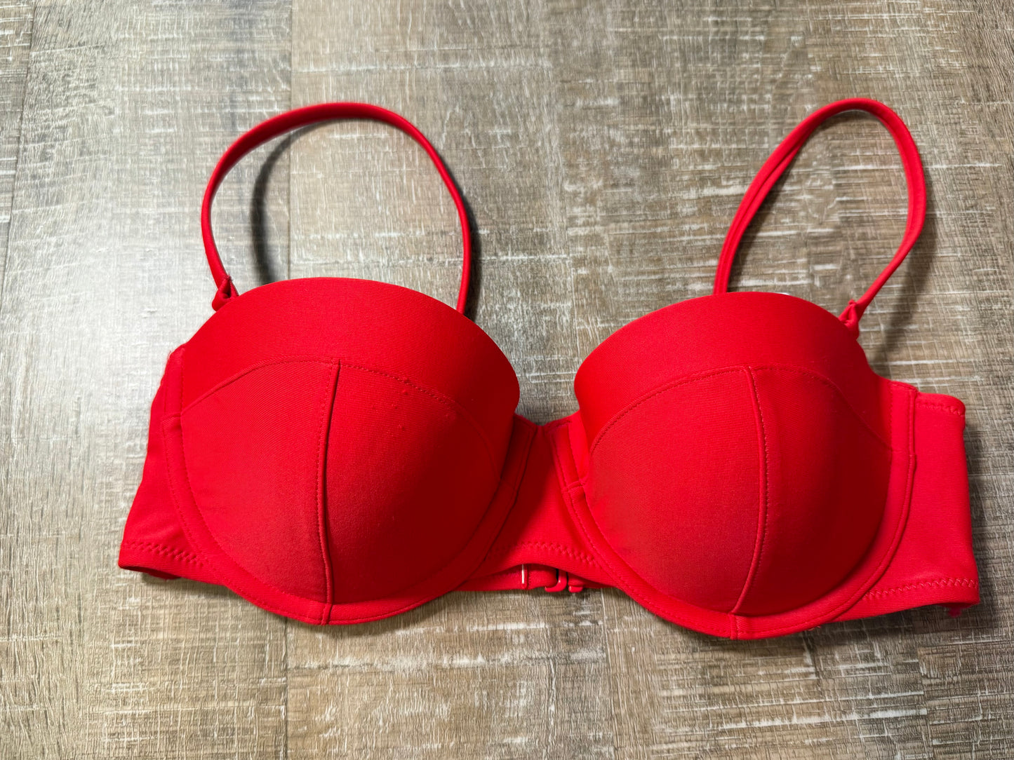 NWT Old Navy (Medium) Brand New Red Padded Bikini Top