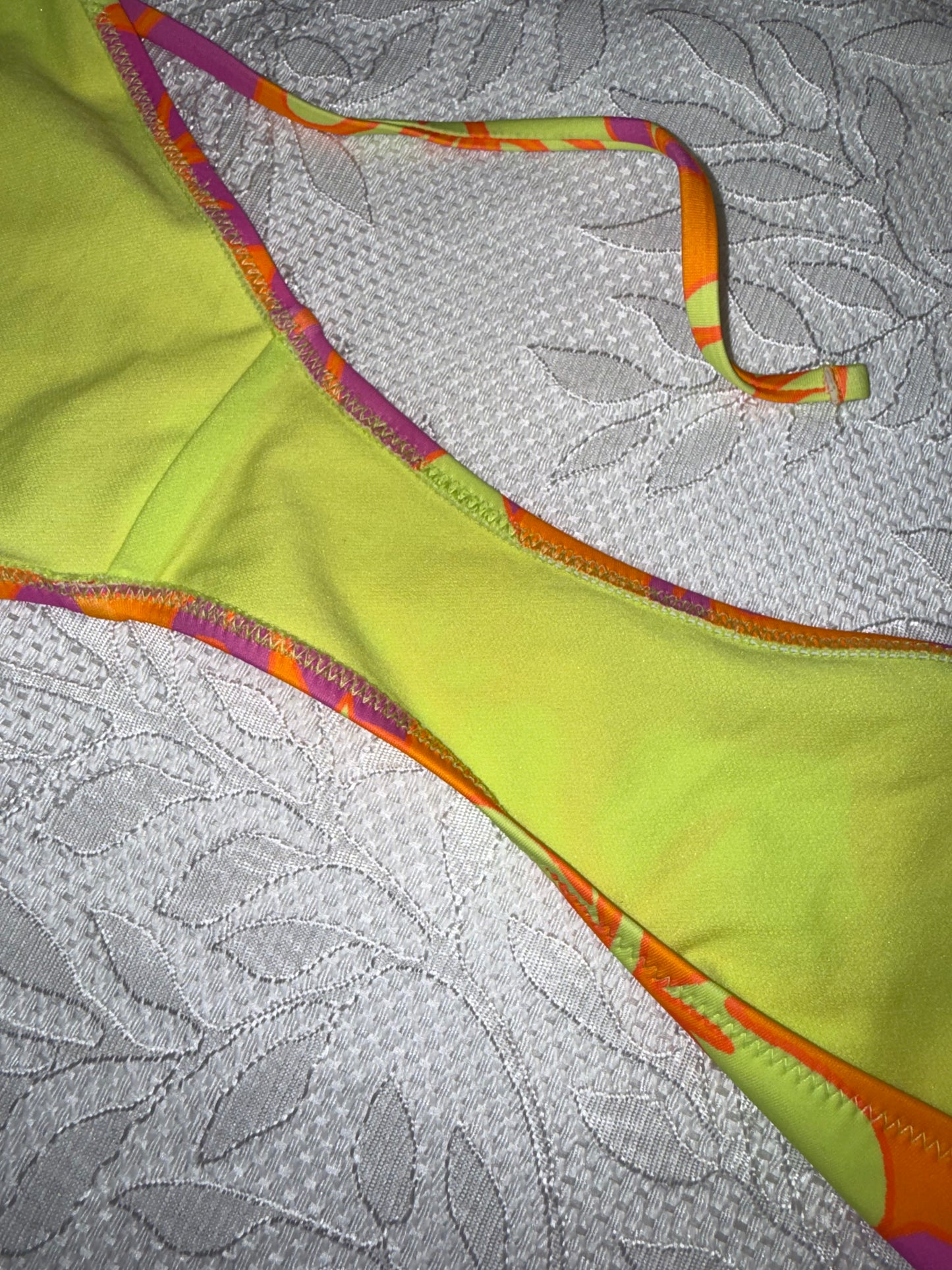 NWT Wild Fable (Large) Brand New Neon Floral Cheeky Swim Bikini Bottoms