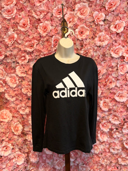 Adidas (XS) Black Go-To Performance Long Sleeve Tee